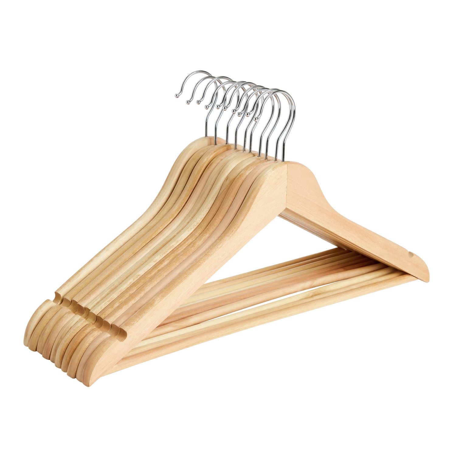 Argos Home wooden hangers set of 10 (British brand)