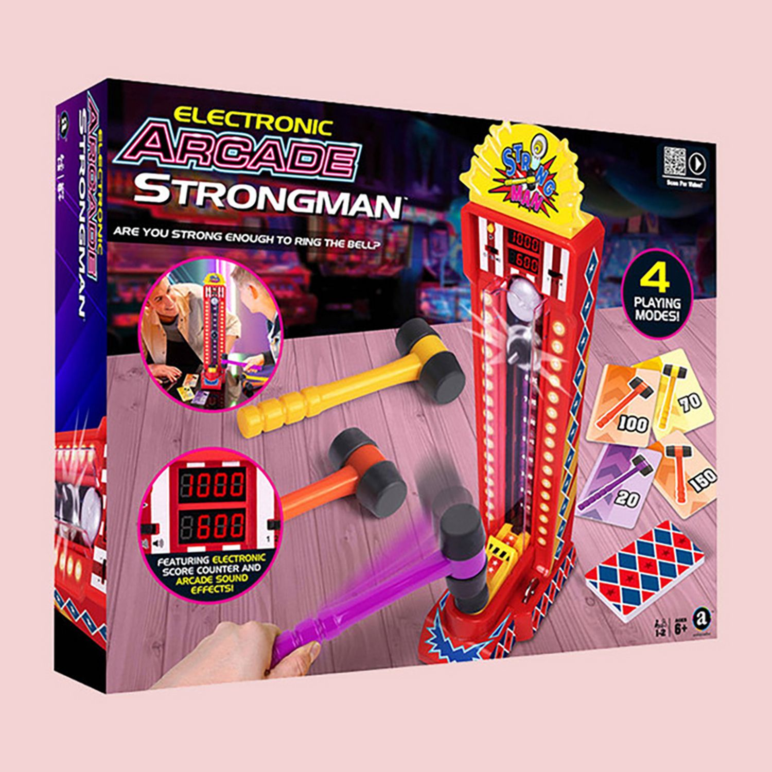 Menkind Strongman Arcade game with electronic score counter - British product
