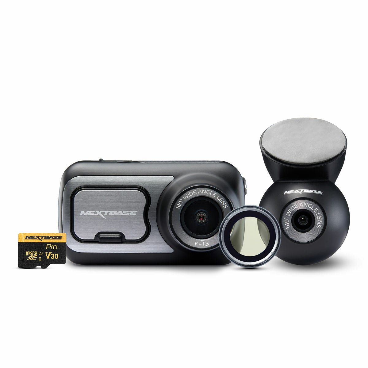 Nextbase 422GW front and rear dash cam bundle, imported from the UK