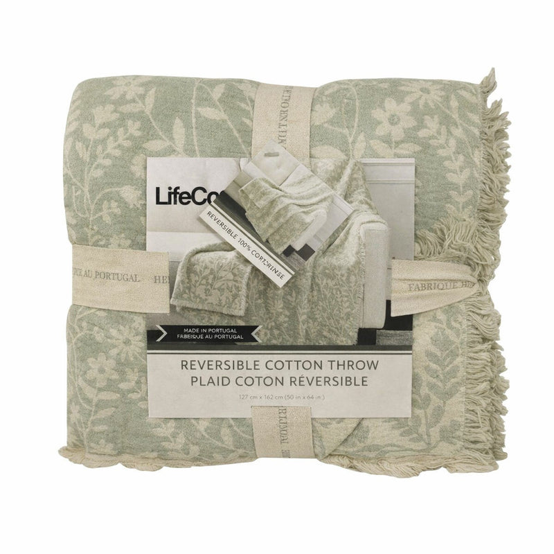 Life Comfort reversible cotton gauze throw 127x162 cm, UK version