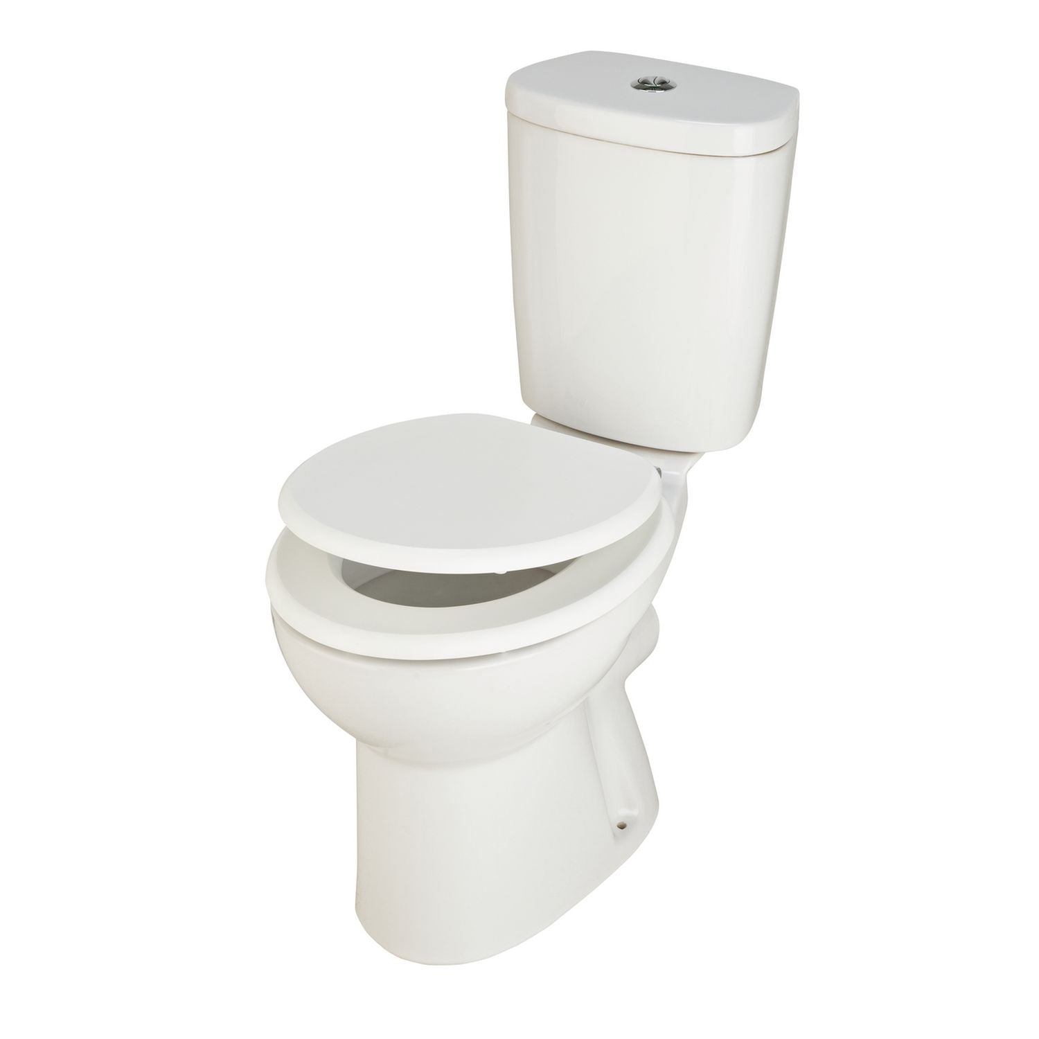 Argos Home Slow Close Wooden Toilet Seat - White