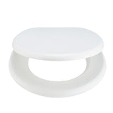 Argos Home Slow Close Wooden Toilet Seat - White