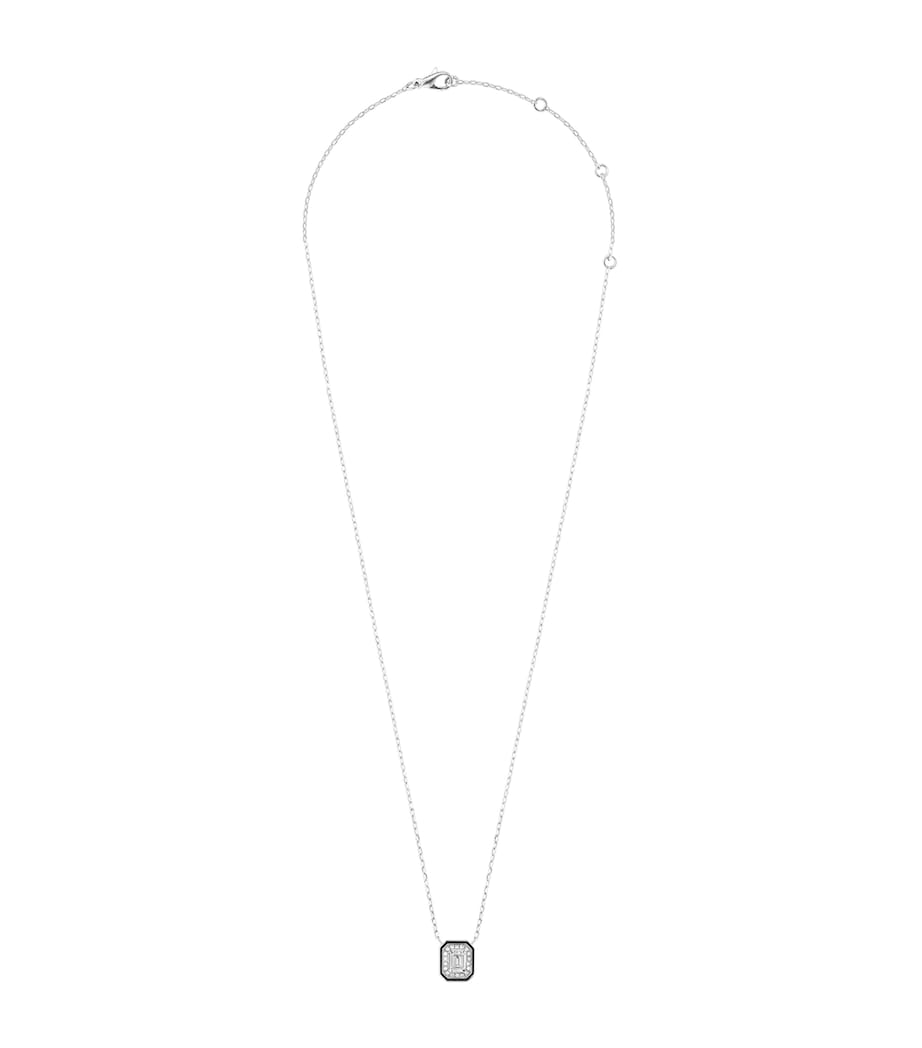 Boucheron white gold diamond Vendôme Liseré necklace - British product