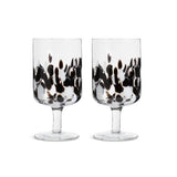 Habitat confetti design wine glasses set of 2 - British product