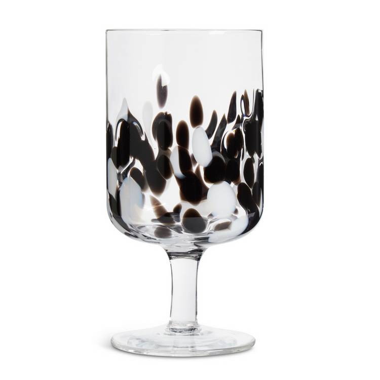 Habitat confetti design wine glasses set of 2 - British product