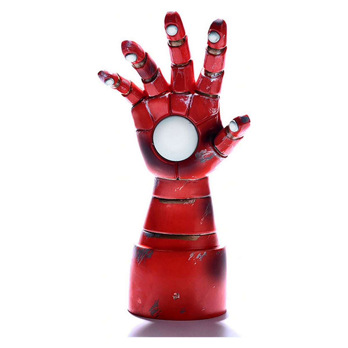 Menkind Iron Man gauntlet desk lamp with adjustable brightness, imported from the UK