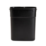 Home rectangular pedal bin 5L chrome, imported from the UK