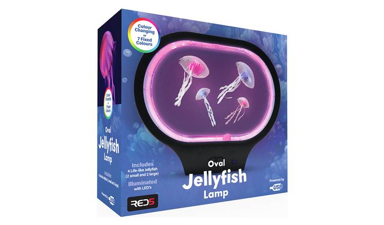 Menkind USB Oval Jelly Fish Tank GOODS Argos