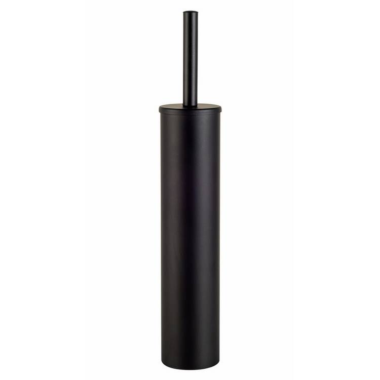 Home slimline toilet brush in matt black - British product