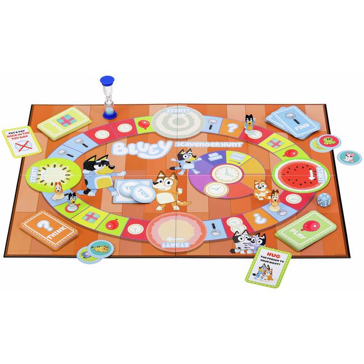 Bluey scavenger hunt game - British product