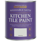 Rust-Oleum Kitchen Tile Paint Winter Grey 750ml (British brand)