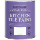 Rust-Oleum tile paint Chalk White 750ml - British product