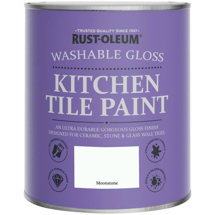 Rust-Oleum kitchen tile paint Moonstone 750ml, UK version