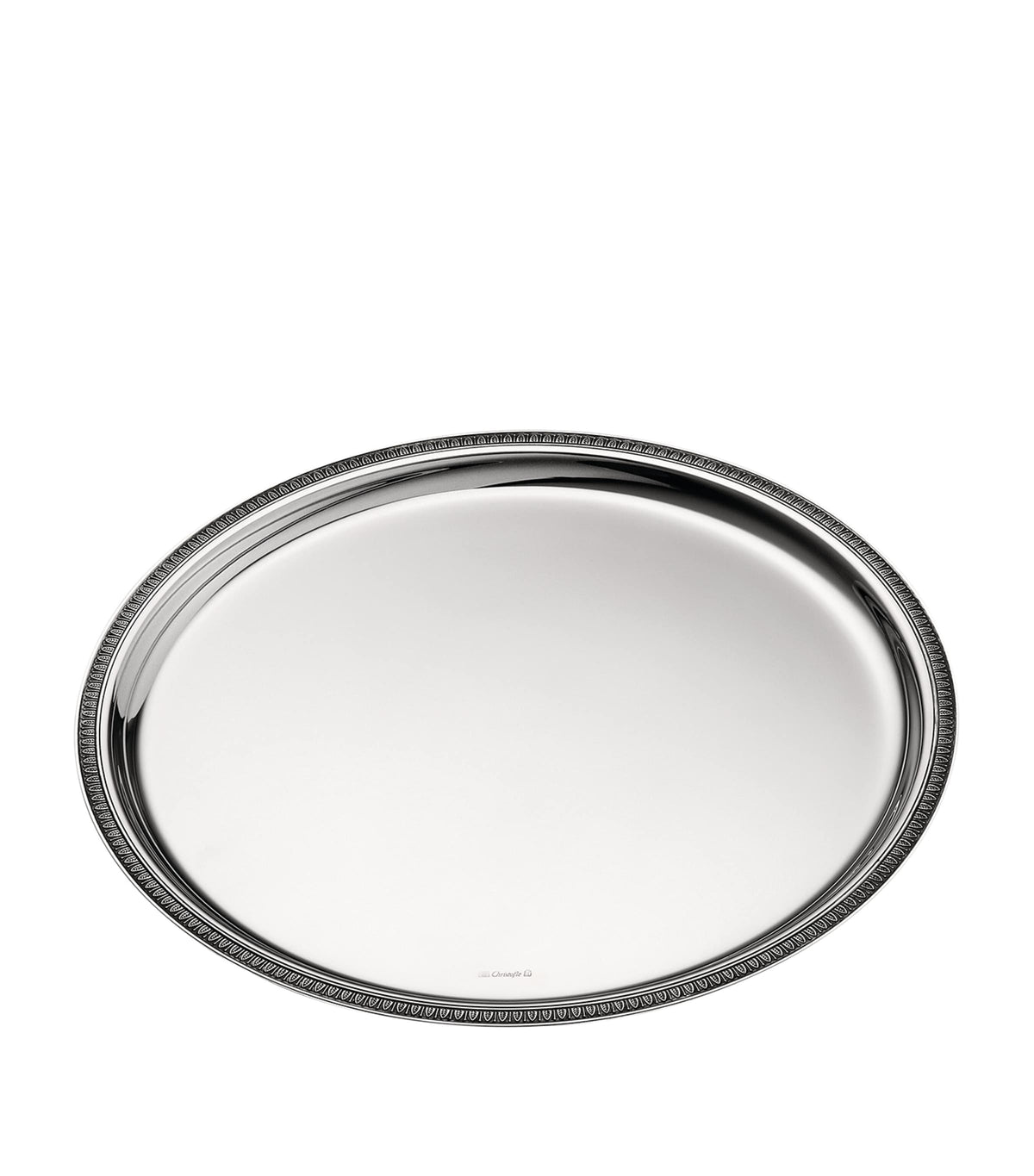 Christofle Malmaison Round Tray 30cm - British product