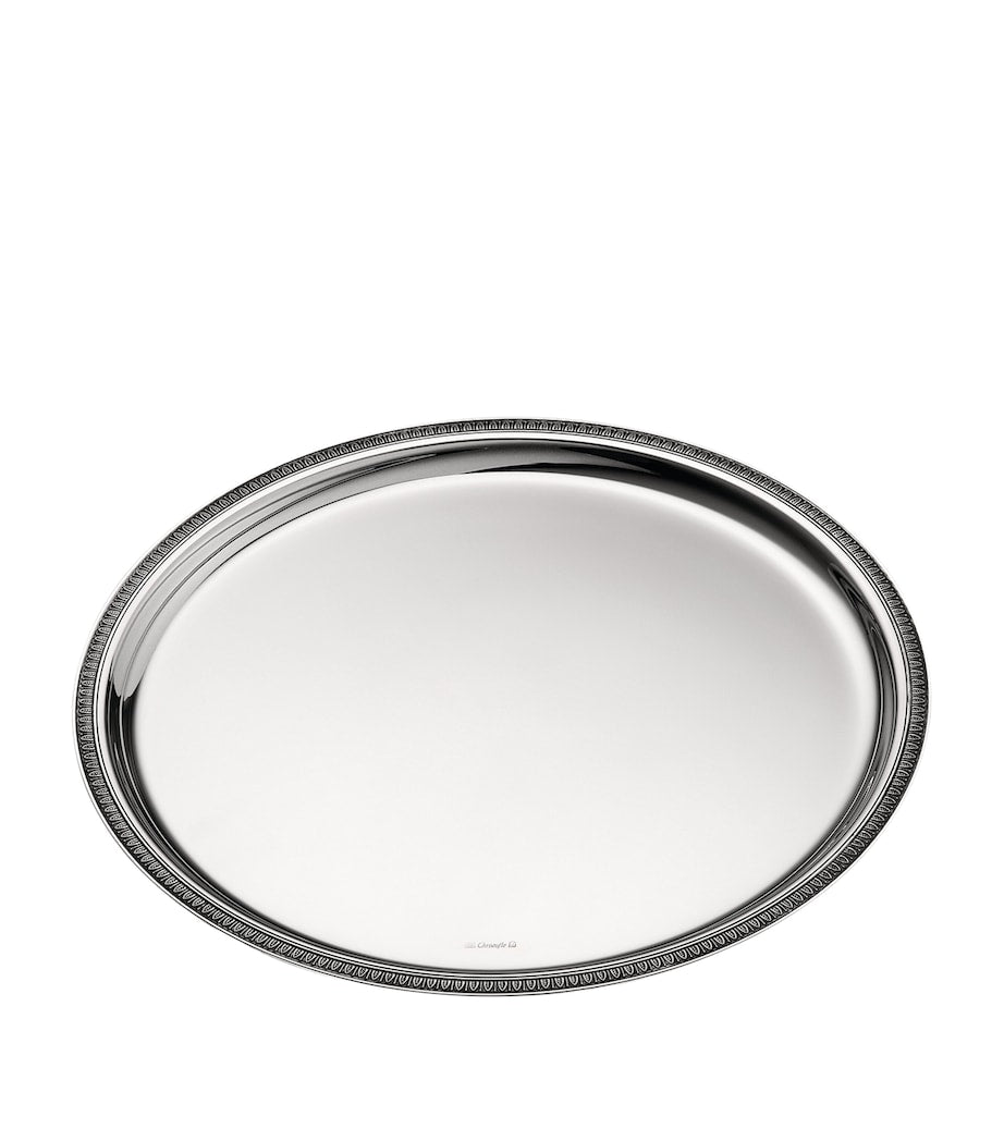 Christofle Malmaison Round Tray 30cm - British product