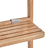 Habitat towel ladder and mirror natural mango wood, imported from the UK