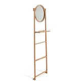 Habitat towel ladder and mirror natural mango wood, imported from the UK