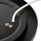 Argos Home black bathroom flush ceiling light 28cm, imported from the UK