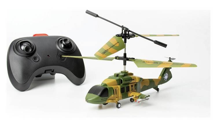 Menkind RED5 Radio Controlled Military Helicopter GOODS Argos