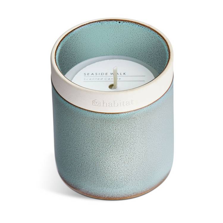 Habitat Seaside Walk scented candle 20 hour burn, imported from the UK