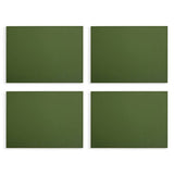 Habitat faux leather placemats and coasters set forest green - British product