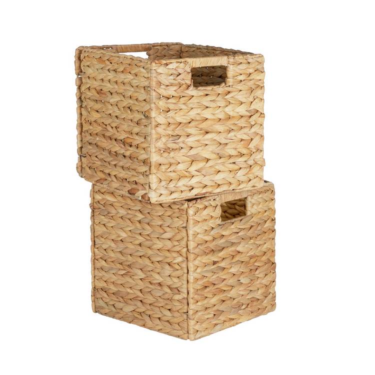 Habitat hyacinth square baskets set of 2, imported from the UK