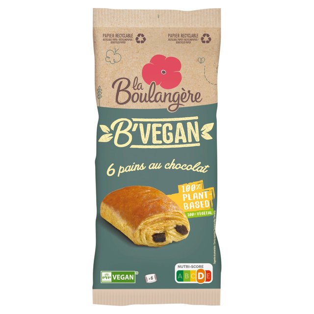 La Boulangere B'Vegan Pain au Chocolat   6 x 45g