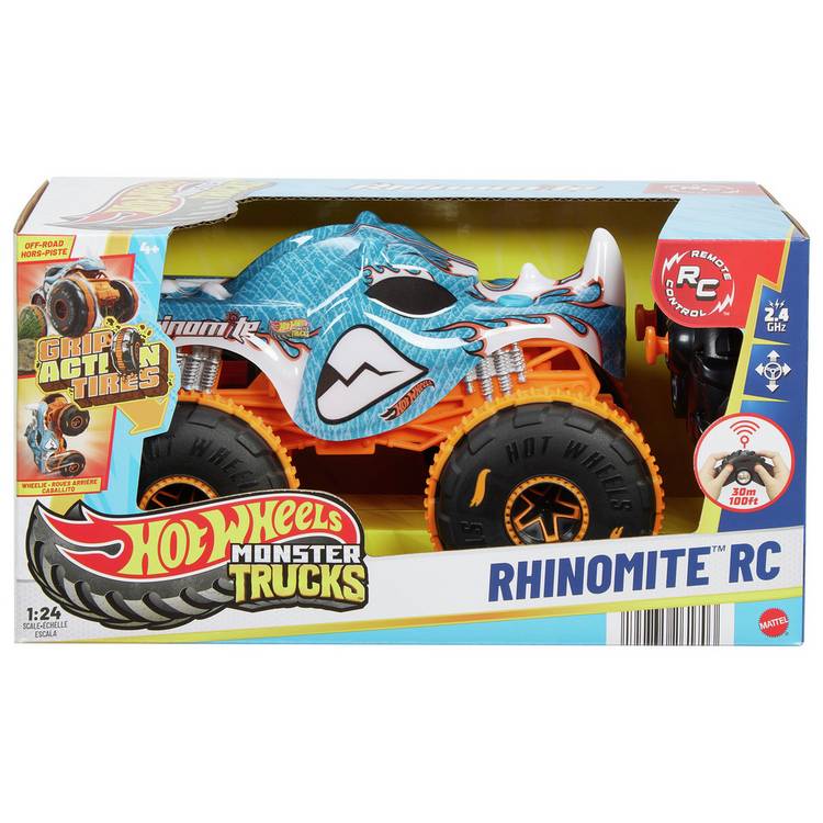 Hot Wheels RC monster truck Rhinomite 1:24 scale - British product