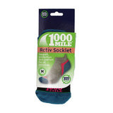 1000 Mile Activ Socklet Repreve low cut socks, imported from the UK