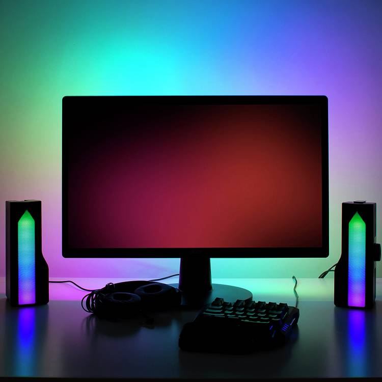 Menkind light up wireless bluetooth sound bar black (British brand)
