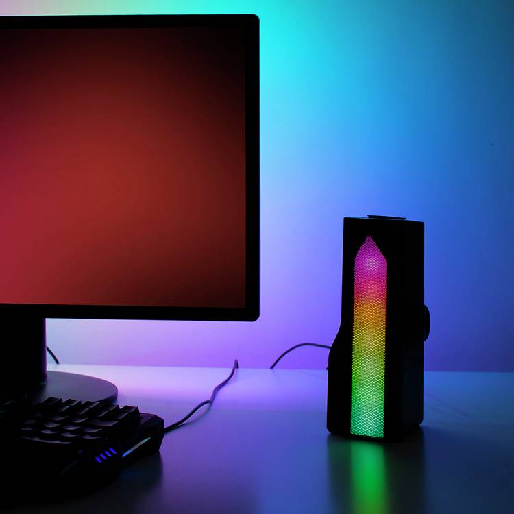 Menkind light up wireless bluetooth sound bar black (British brand)