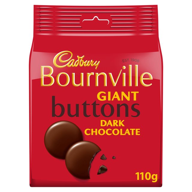 Cadbury Bournville Dark Chocolate Giant Buttons Bag   110g GOODS M&S   