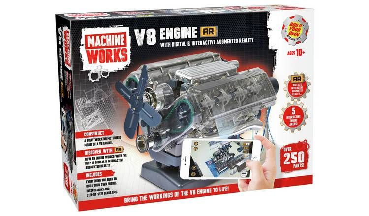 Machine Works Build Your Own Internal Combustion V8 Engine GOODS Argos