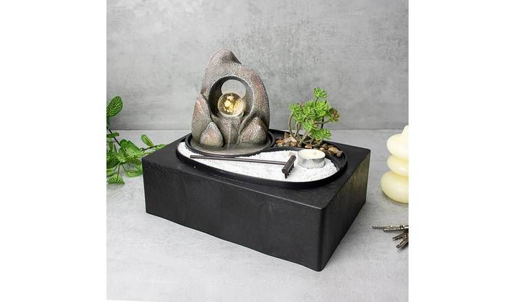 Menkind Zen Garden Water Fountain