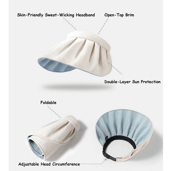 Leaper seashell sun hat with wide brim - British product