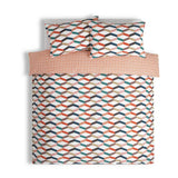 Habitat Geometric ZigZag duvet set single - British product