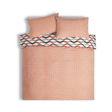 Habitat Geometric ZigZag duvet set single - British product