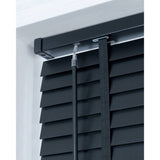 Little Black Book Basswood Grey Venetian blind 60cm, UK version