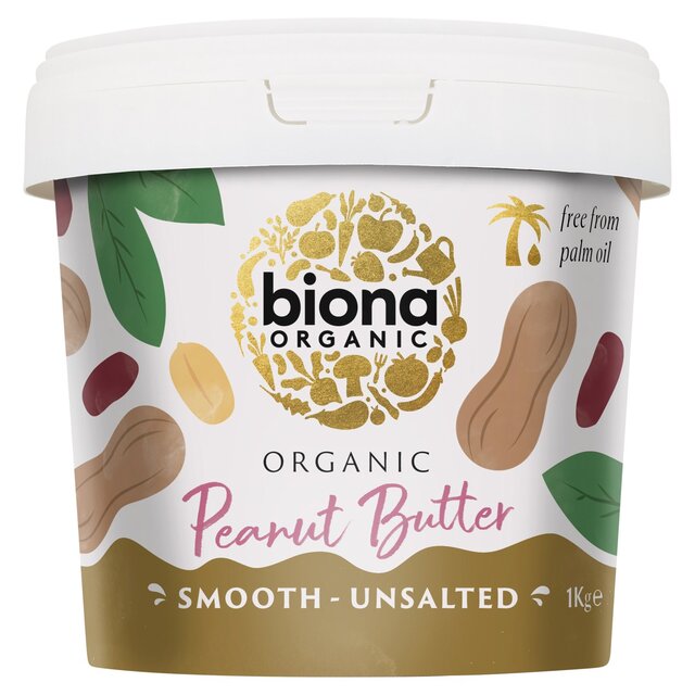 Biona Organic Peanut Butter Smooth   1kg