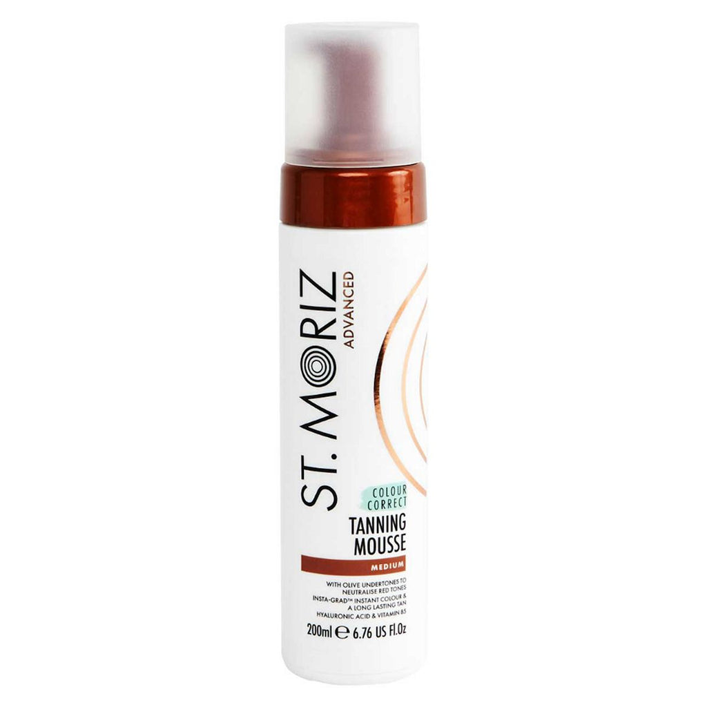 St Moriz Advanced Colour Correcting Tanning Mousse Medium 200ml