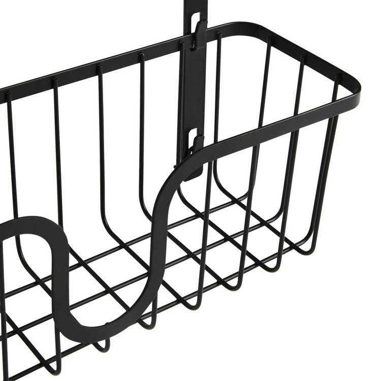 Argos Home 2 tier over door storage organiser in black - British product