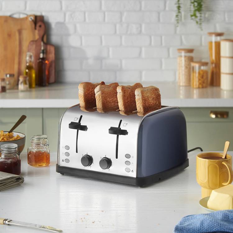 Russell Hobbs 4 slice toaster grey - British product