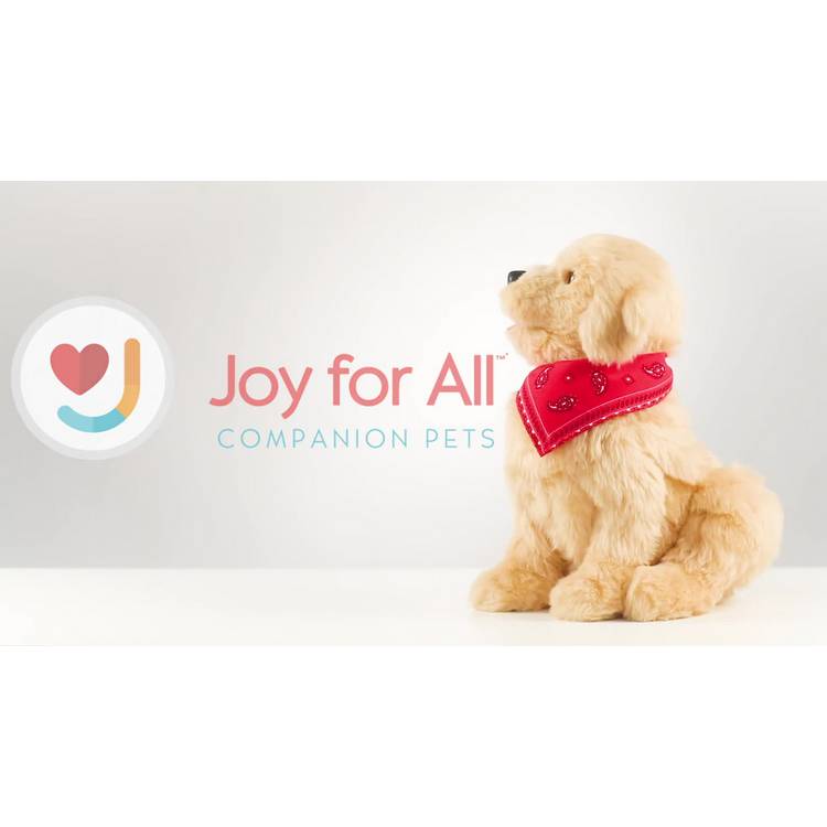 Joy For All golden robotic companion dog (British brand)