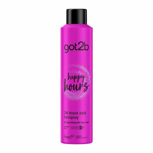 got2b Happy Hour 24 Hour Hairspray 300ml GOODS Superdrug   