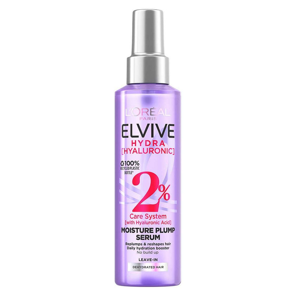 L'Oreal Paris Elvive Hydra Hyaluronic 2% Hair Serum with Hyaluronic Acid for Dry Hair