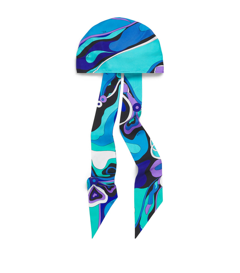 Pucci silk bandana Orchidee print - British product