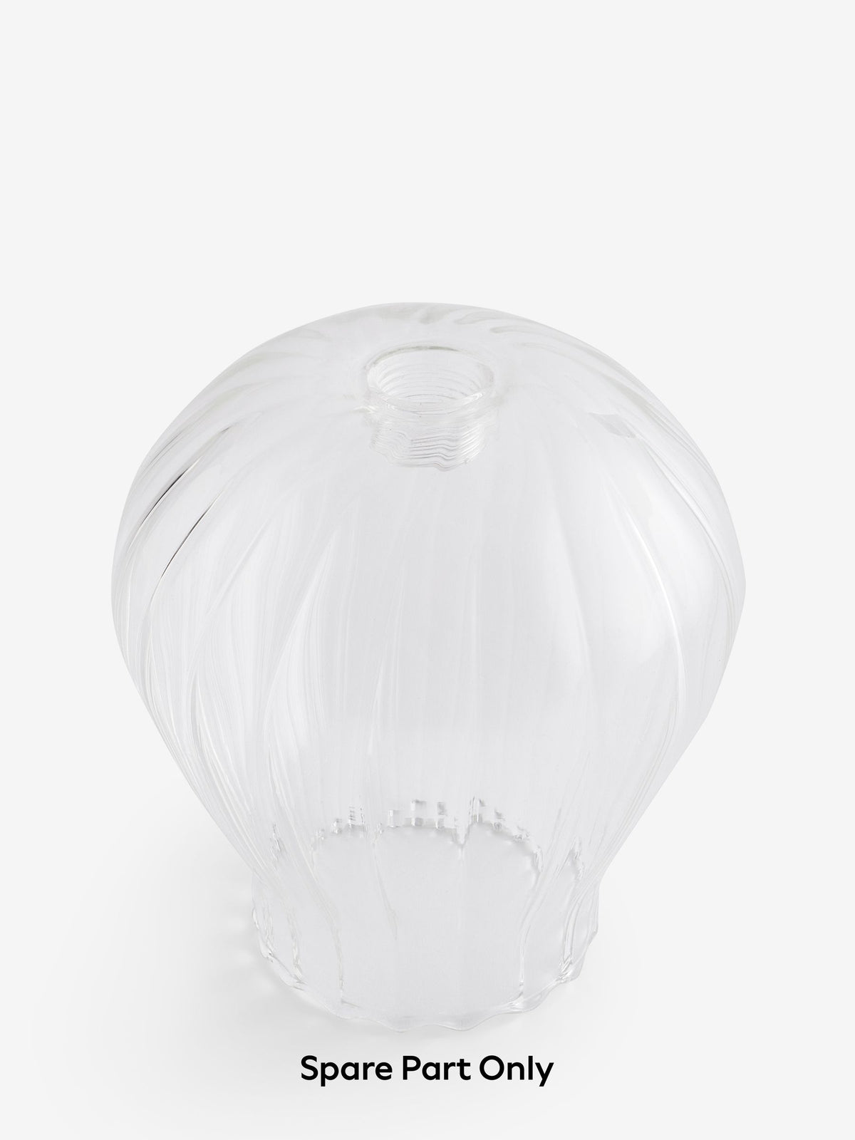 Hampton clear glass shade 13.5cm - British product