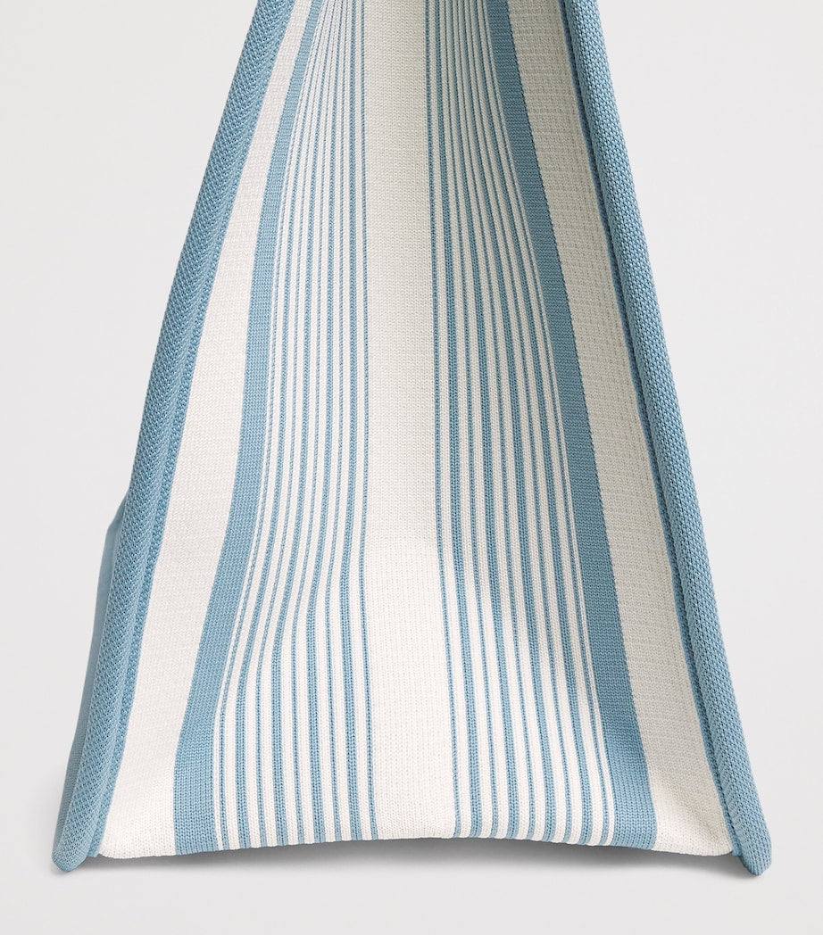 Harrods medium geometric tote bag in cotton, UK version