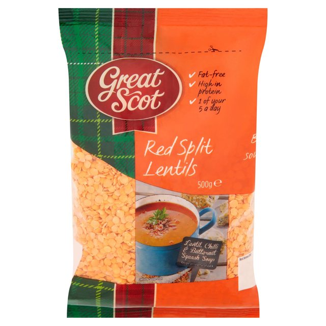 Great Scot Red Split Lentils   500g GOODS M&S   