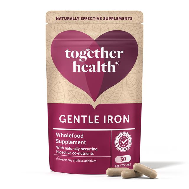 Together Gentle Iron with B Vitamins Vegetable Capsules    30 per pack GOODS M&S   